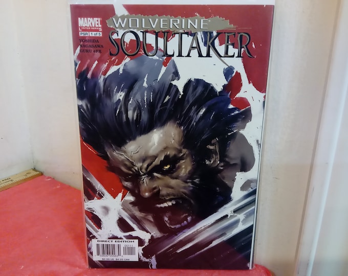 Vintage Comic Books, Marvel Comic Book Ultimate Wolverine Vs Hulk or Wolverine Soul Taker