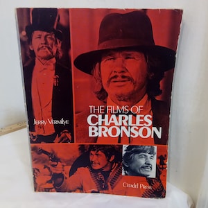 Vintage The Films of Charles Bronson, Paperback 1st Edition, Jerry Vermilye, 1980#
