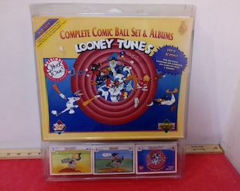 Vintage Comic Ball Cards, Looney Tunes Ball Card Set by Upper Deck, 1991