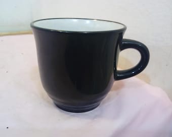 Vintage Dishes and Cups Stoneware, Noritake Folkstone Stoneware New Santa Fe Dinner Plates or Coffee Cups, Made in Japan, 1970's