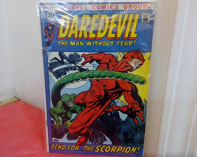 Vintage Comic Books, Marvel Comic Books, Daredevil - The Man without Fear, 1970/80's