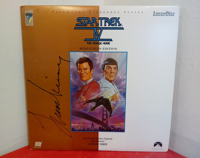 Vintage Laser Disc Movie, Widescreen Edition "Star Trek IV The Voyage Home", William Shatner, 1992