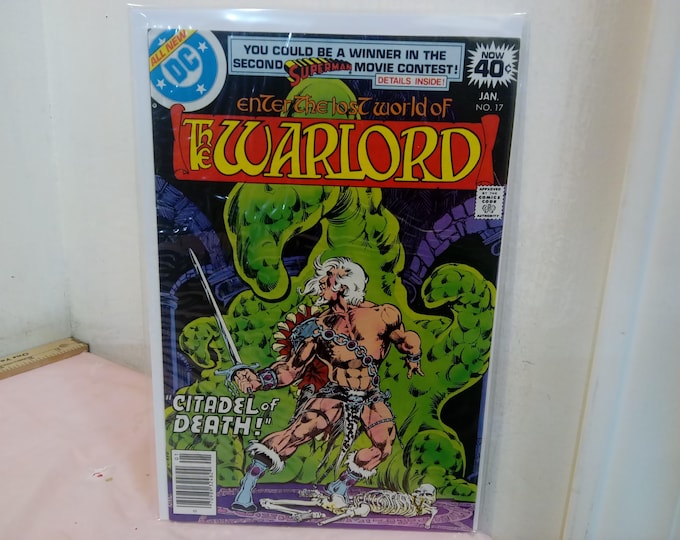 Vintage DC Comic Books, Enter the World of the Warlord #17, 1970's