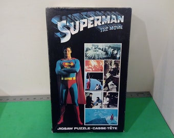 Vintage Superman The Movie Puzzle, 1978#