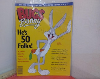Vintage Coloring Books and Cartoon Magazines, Bugs Bunny is 50, Three Little Pigs, Donald Duck, Green Hornet, Mumble, Muppets, and Others#