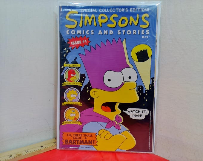 Vintage Bongo Comic Books, Simpsons Comics and Stories, 1990's