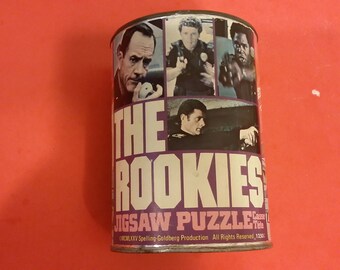 Vintage Jigsaw Puzzle The Rookies Unopened in Can