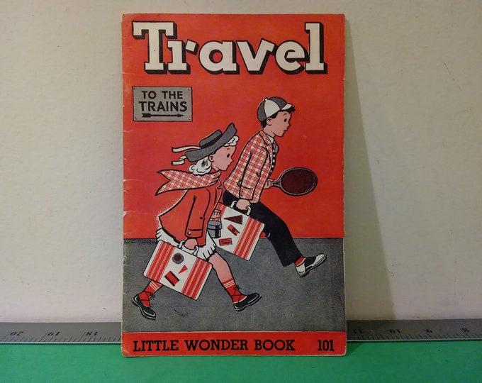 Vintage "Travel" Little Wonder Book No 101