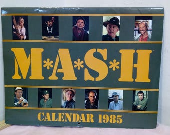 Vintage Television Show Memorabilia, Mash TV Show Items, Laser Disc, Soft Covered Book Inside Story, Calendar, or Parade Special Article