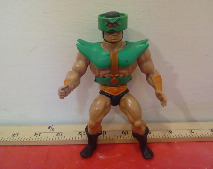 Vintage Action Figure, Masters of the Universe Figure "Tri-Klops" by Mattel, Made in Mexico, 1981