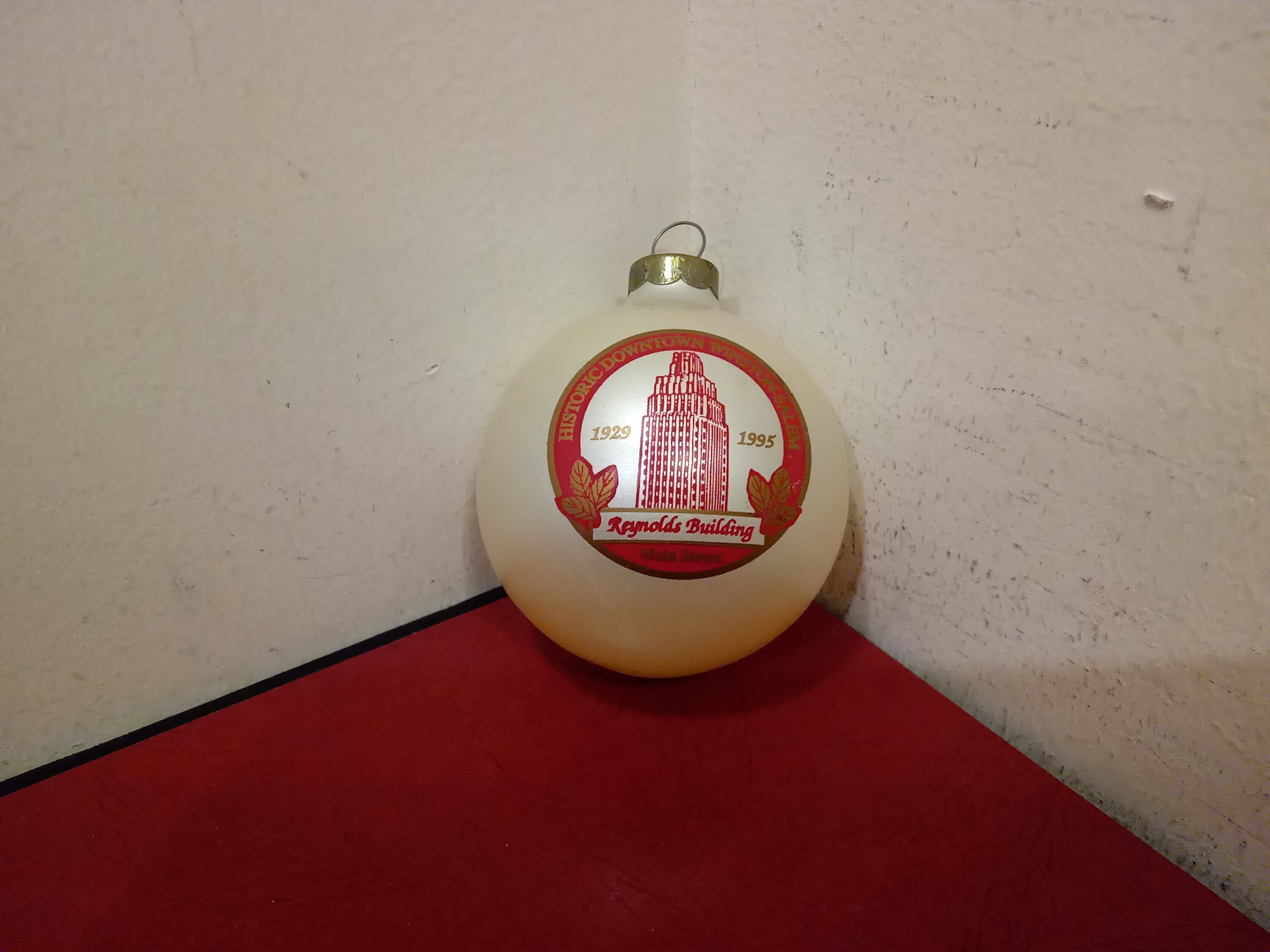 Vintage Historic Downtown WinstonSalem Reynolds Building XMas