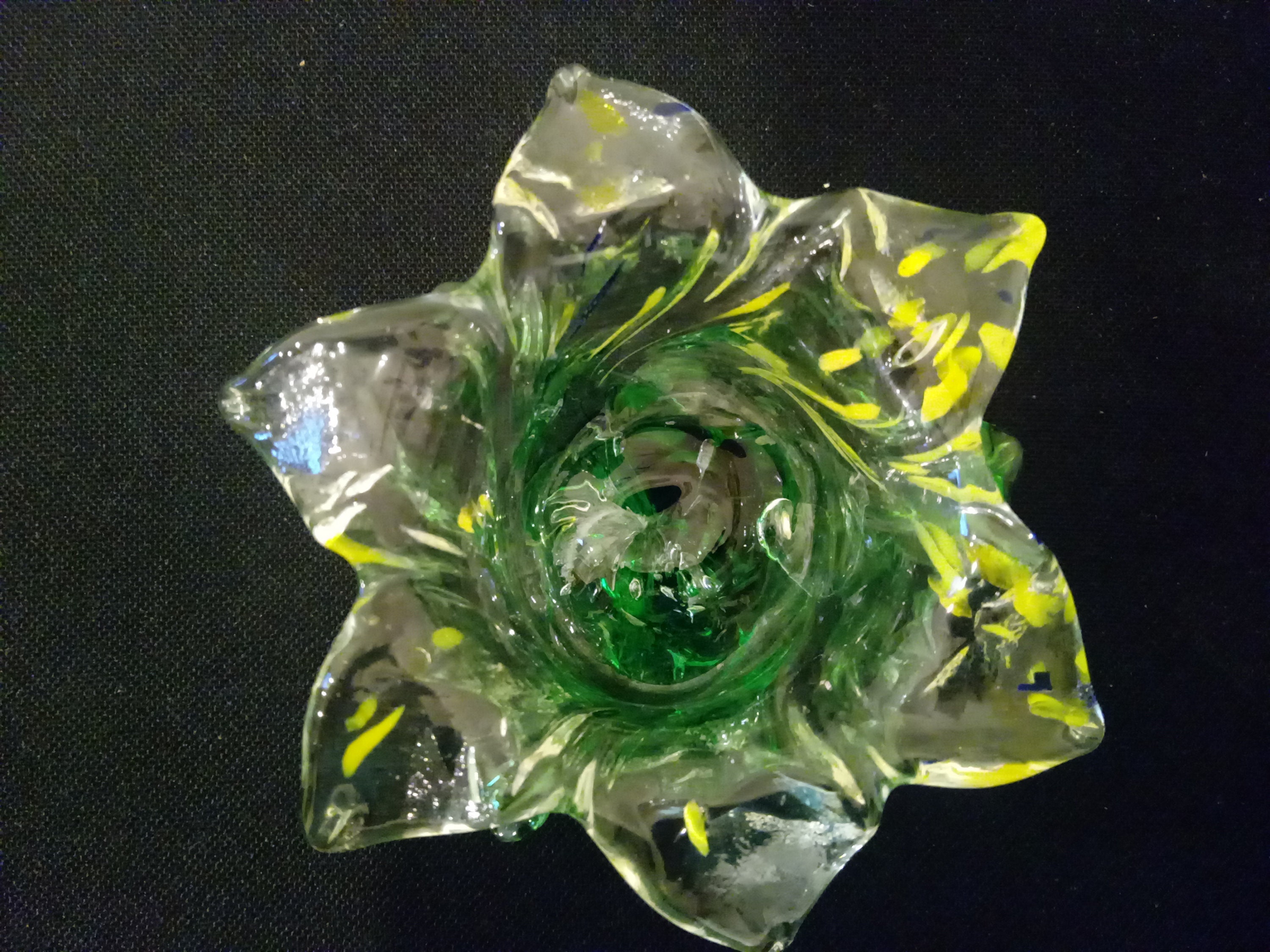 Vintage Italian Murano Hand Blown Glass Candle Holders*a