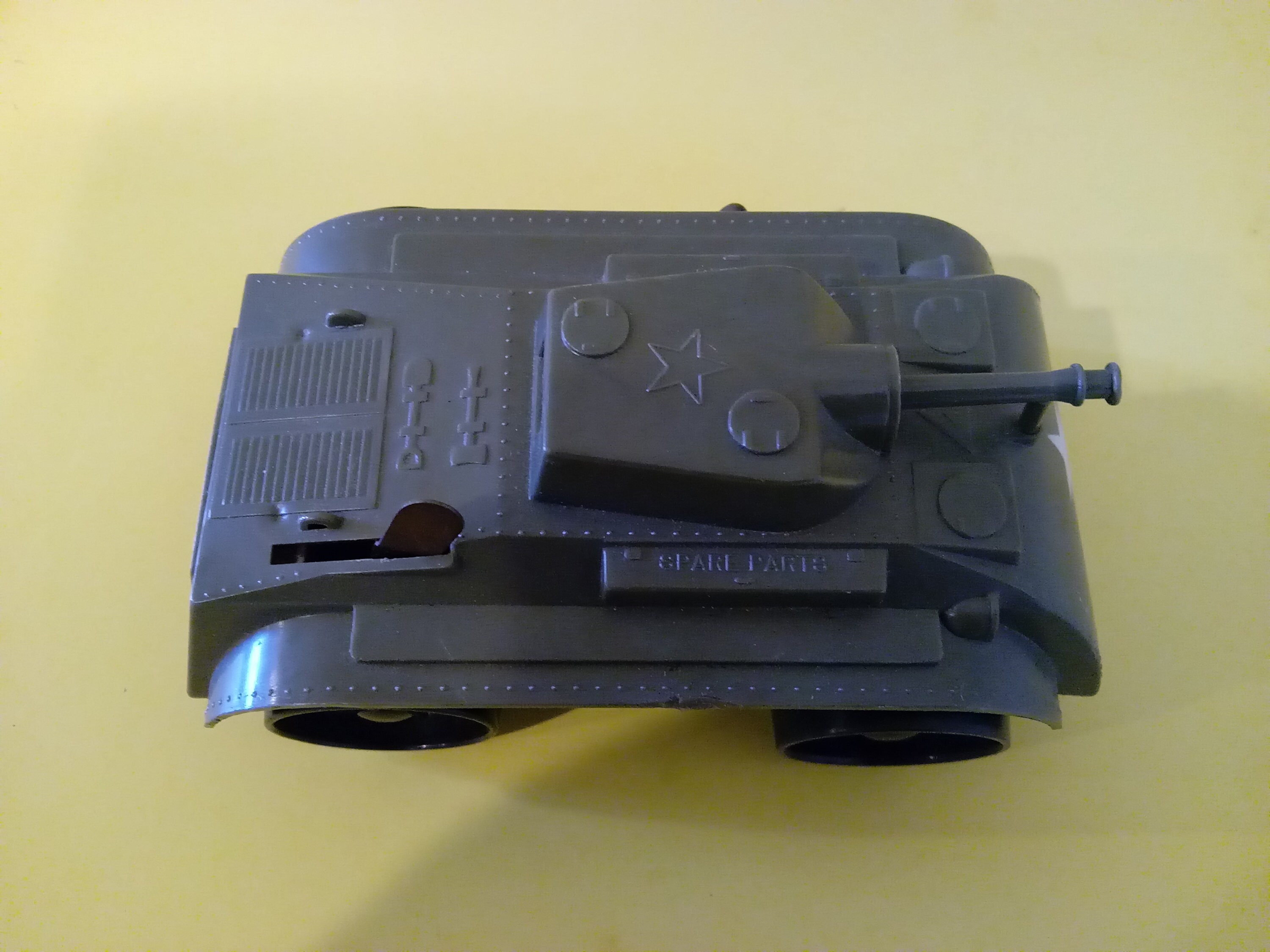 Vintage Marx Windup Toy Tank, Army Military, 1960's