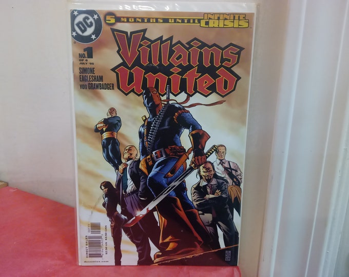 Vintage DC Comic Books, Villains United, Various Issues