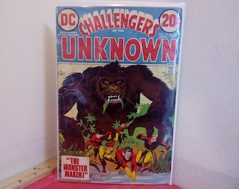 Vintage Comic Books, DC Comic Books, Challengers of the Unknown, 1970's