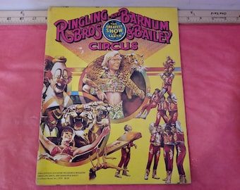 Vintage Circus Program/Magazine, Ringling Bros. and Barnum Bailey Circus Programs/Magazines, Various Years, 1970's-1980's#