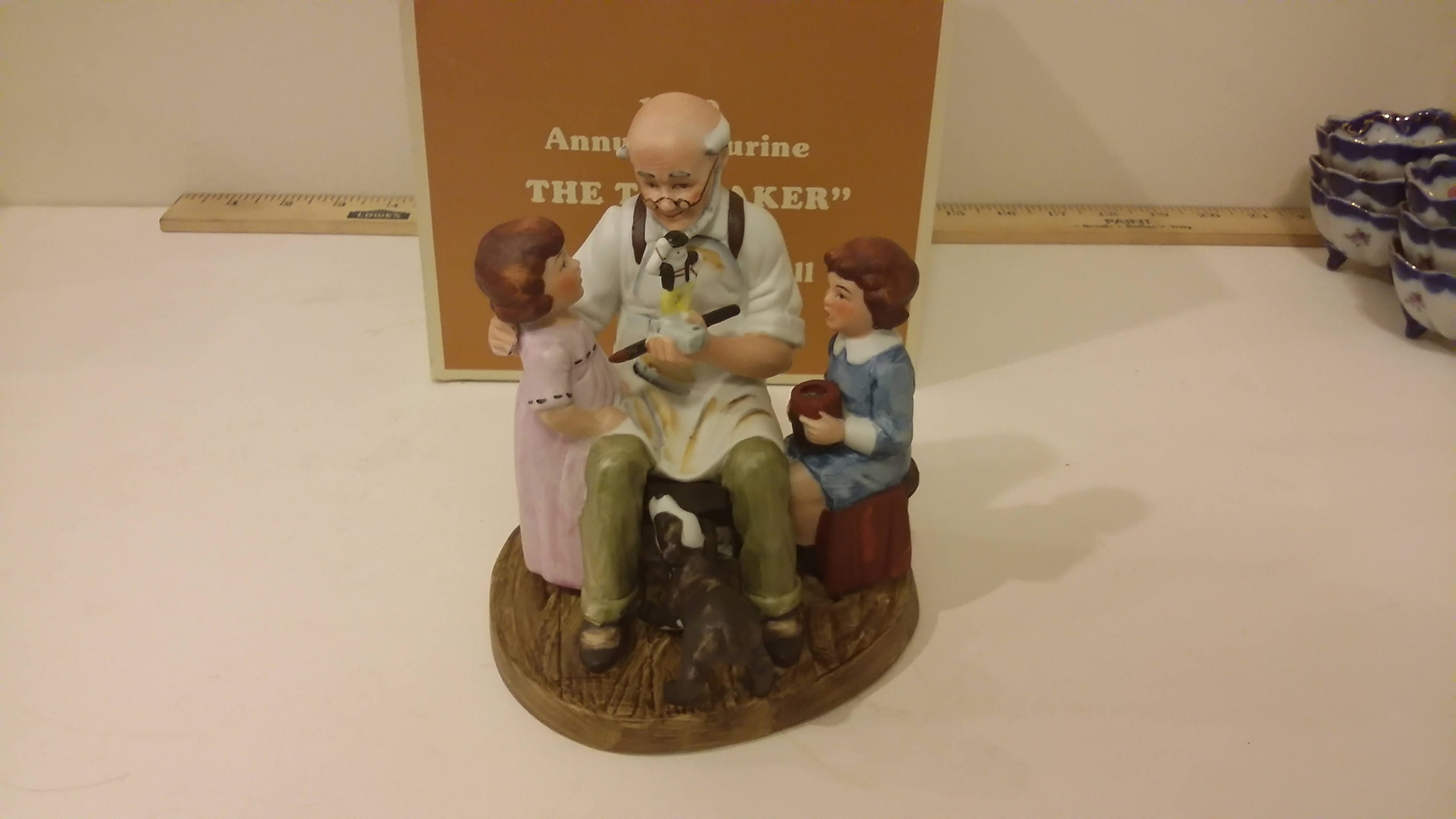 Norman Rockwell Annual The Toymaker Collectable Figurine, 1980