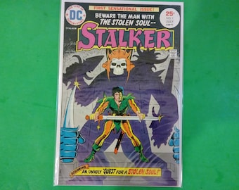 Vintage DC Comic Books, Stalker #1, #2, and #4, 1975