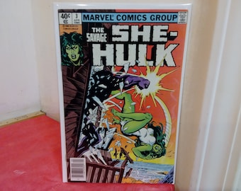 Vintage Comic Books, Marvel Comic Book "The Savage She-Hulk", Various Issues, 1980's