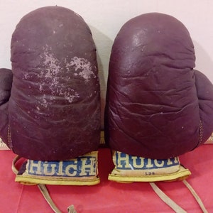 Vintage Boxing Gloves by Hutch #525, 1950&#39;s#