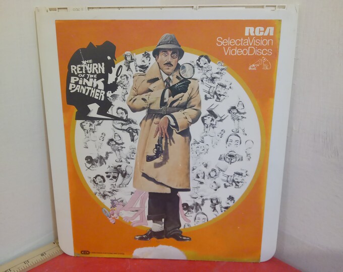 Vintage Video Disc Movie, The Return of the Pink Panther by RCA Select Vision Video Discs, 1980's