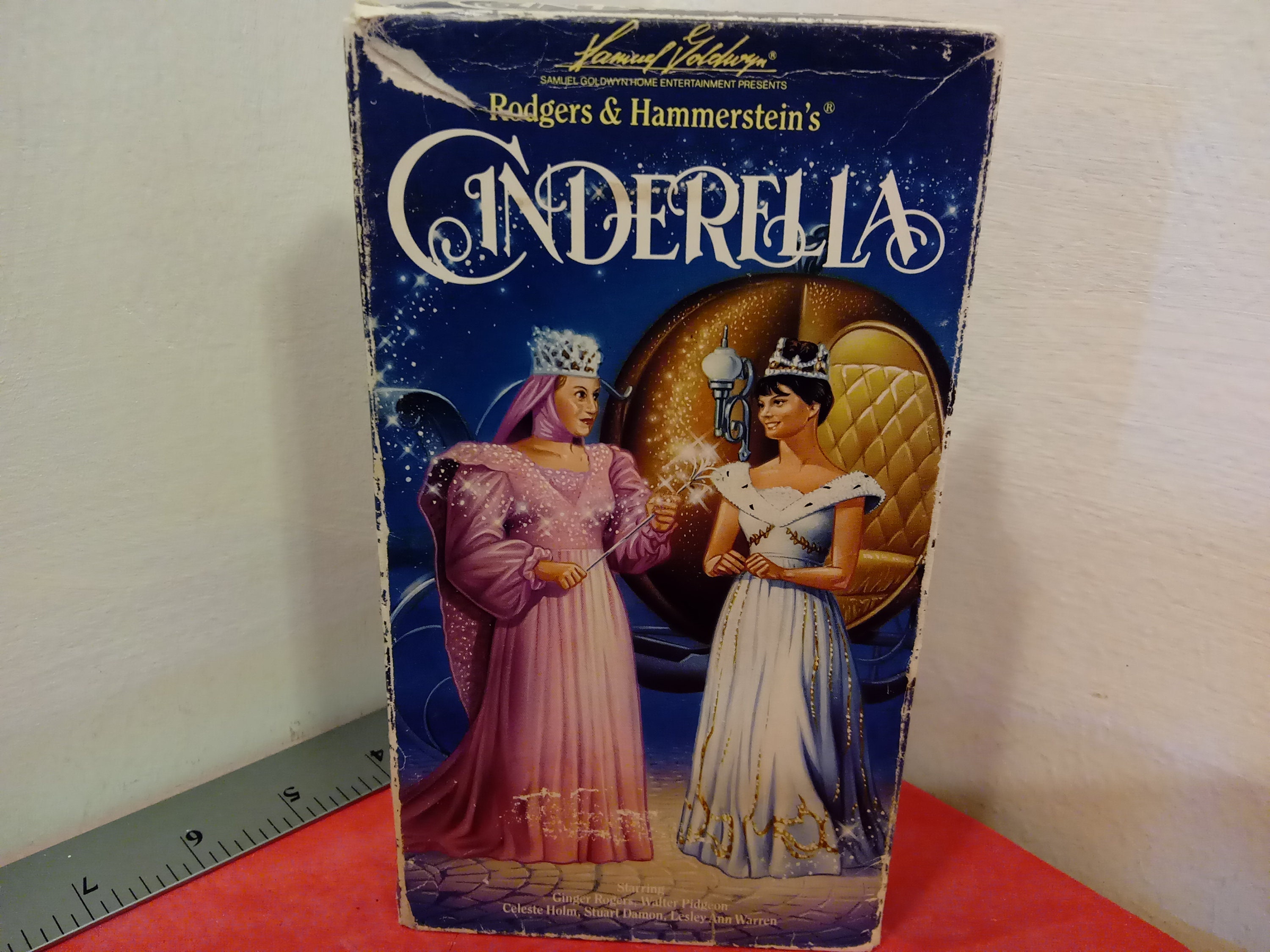 Vintage VHS Movie Tape, Rodgers & Hammerstein's Cinderella, Ginger