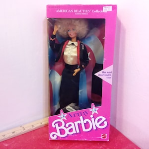 Vintage Barbie Doll, American Beauties Collection &quot;Army&quot; Barbie Doll, 1990