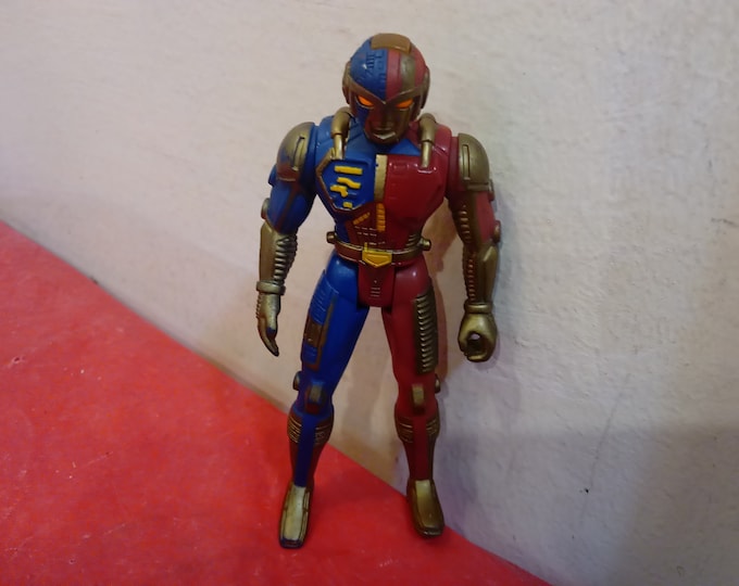 Vintage Action Figure, VR Troopers Mighty Morphin Power Rangers Ryan Steele Figure by Saban, 1995