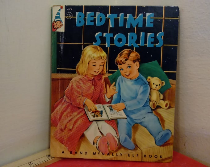 Vintage A Rand McNally Book-Elf Book, Bedtime Stories, 1955