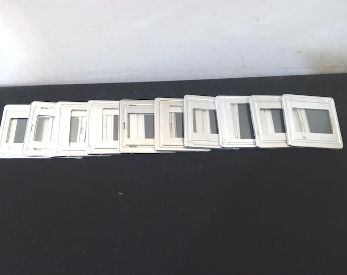 Vintage Slide Frames by Prestomount, Metal and Glass, B&H