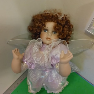 Vintage  Porcelain Cathay Collection Limited Edition Doll Angel