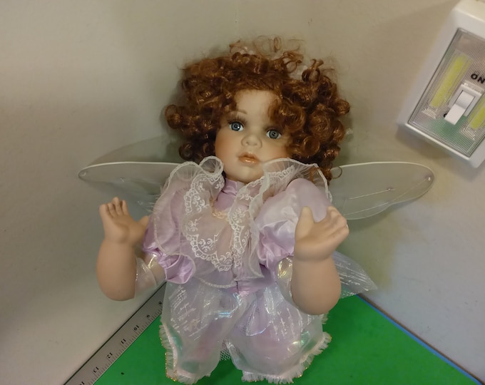 Vintage  Porcelain Cathay Collection Limited Edition Doll Angel