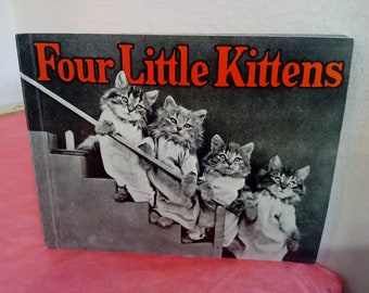 Vintage Soft Cover Books, The Road Runner, Bugs Bunny "The Last Crusader", Casper TV Tales, and Four Little Kittens