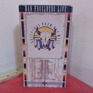 Vintage VHS Movie Tape, Dan Fogelberg Live, Groeten uit het Westen, 1991 #