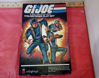 Vintage Colorform Play Set, G.I. Joe Colorform Play Set by Hasbro, 1982