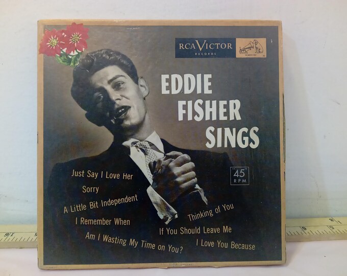Vintage 45 R.P.M. Records, Jackie Gleason, Miss Sadie Thompson, Great Motion Pictures, Boston Pops, Concert in the Sky, Fisher and Others