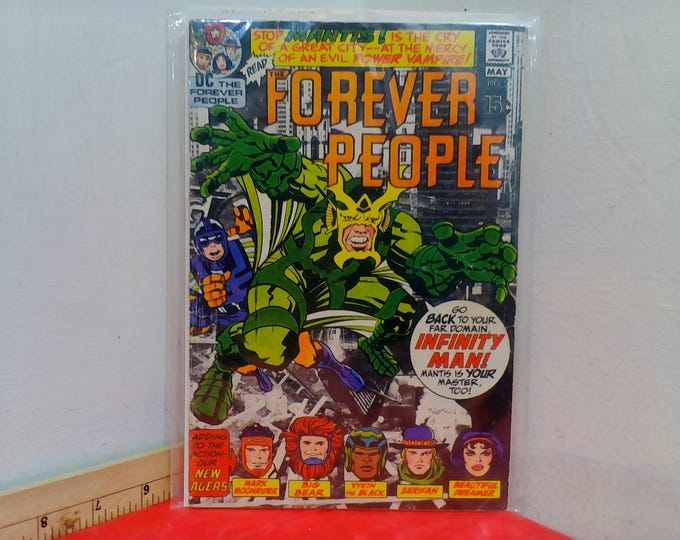 Vintage DC Comic Books, Forever People, 1970's