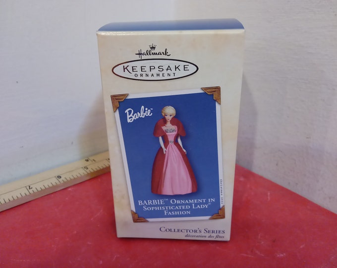 Vintage Christmas Ornament, Hallmark Keepsake Ornament "Barbie's and I Dream of Jeannie" 1990's to 2000's