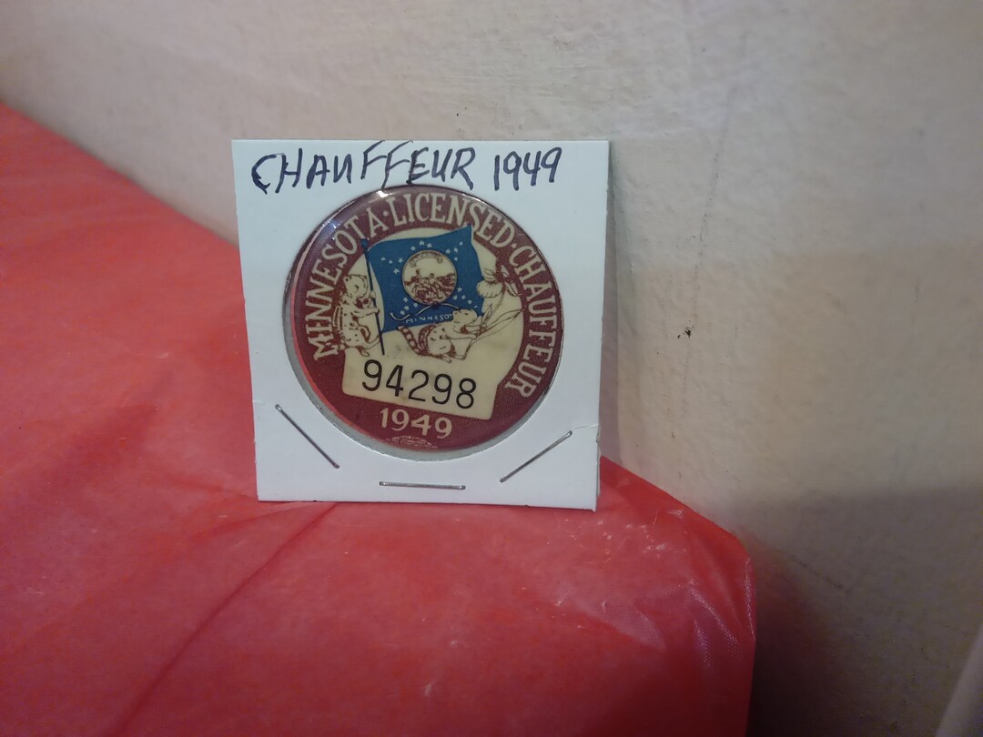 Bouton épinglette Ancien – Permis De Pêche Pennsylvanie 1946 – Vintage