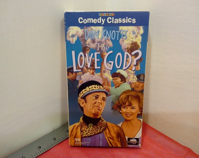 Vintage VHS Movie Tape, The Love God with Don Knotts, Universal Comedy Classic, 1996~