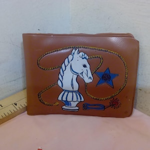 Vintage Wallet, Coin Purses, and Pouch Metal Game, State Farm Coin Pouch, Bear Coin Pouch, Leather/Pleather Coin Pouches, Horse Wallet Vinyl
