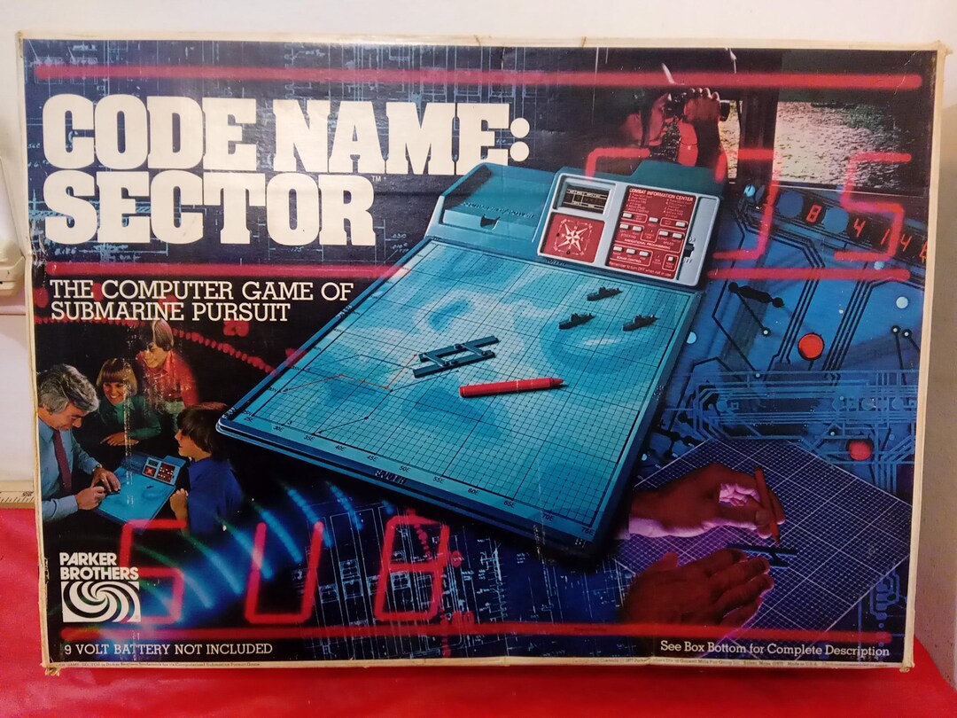 Vintage Electronic Game, Code Name: Sector 
