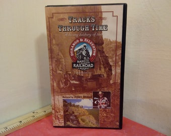 Vintage VHS Tape, Tracks Through Time A Living History of the Durango & Silverton Railroad, 1999~