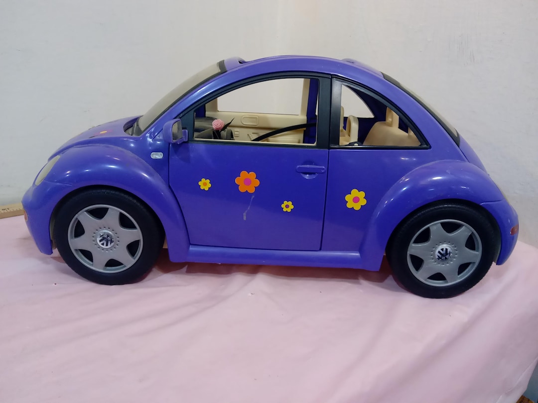 Beetle Car Barbie Azul Vehículos Clásicos De Barbie: Volkswagen