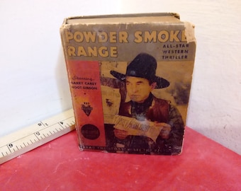Vintage Big Little Books, Prairie Bill, King of the Royal Mounted, Tom Mason on Top, The Lone Ranger, and Powder Smoke Ranger, 1940's