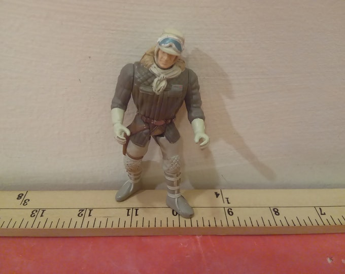 Vintage Star Wars Action Figure, Han Solo in Hoth Gear by Kenner, 1995