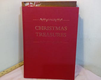 Vintage Christmas Book, Christmas Treasures by Deborah Cannarella, 1998
