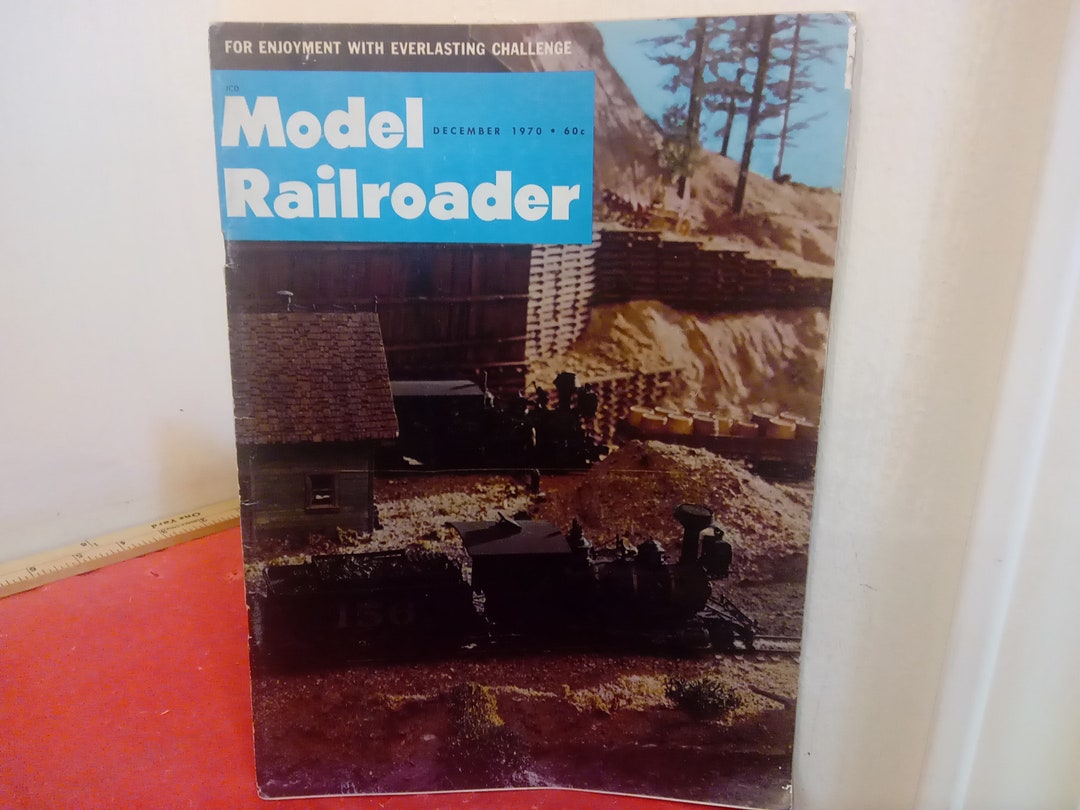 Vintage Model Train Magazines, Railroad Model Craftsman and Model ...