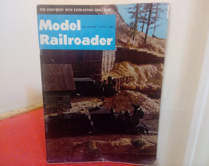 Vintage Model Train Magazines, Railroad Model Craftsman and Model Railroader Magazines