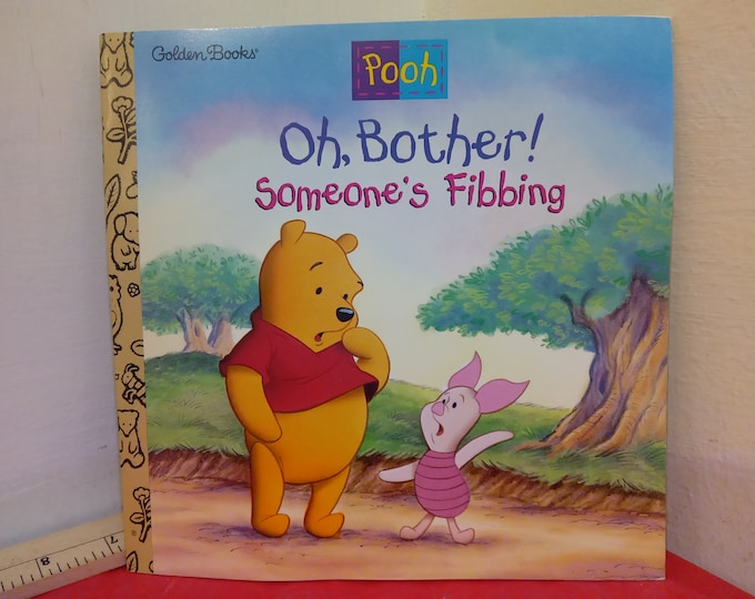 Vintage Softcover Book, A Golden Book, Disney's "Pooh Oh, Bother!" Books, Various Titles of Soft Cover Books, 1997